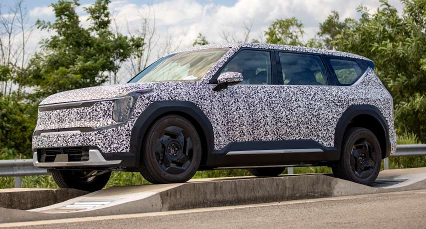 Kia EV9 electric SUV on final testing phase, due 2023 1504791