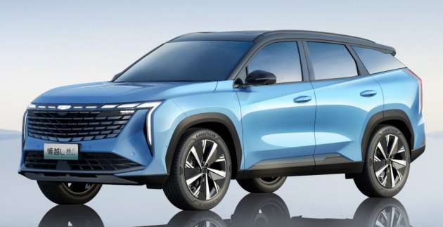 2023 Geely Boyue L unveiled – 1.5L, 2.0L petrols, two hybrids with three-speed DHT; 13.2-inch infotainment