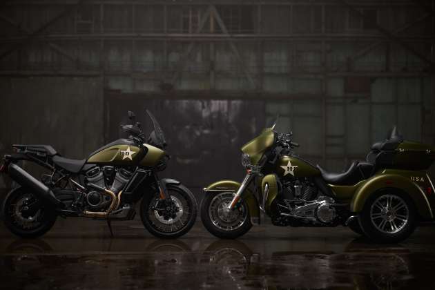 2022 Harley-Davidson Pan America 1250 Special and Tri Glide Ultra G.I. limited editions honour US military