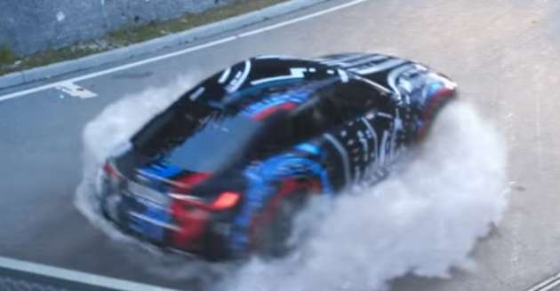 BMW M quad-motor EV prototype based on i4 M50 in development; front-end layout from G80 M3, G82 M4