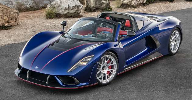 Hennessey Venom F5 Roadster debuts with 6.6L twin-turbo V8; 1,817 hp, 1,617 Nm; 30 units; from RM13 mil