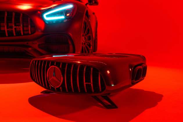 AMG Performance Luxury Audio – carbon fibre hi-fi inspired by GT, has the car’s actual exhaust tips