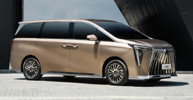 GAC Trumpchi M8 in China – three-row luxury MPV with massive grille; petrol, hybrid, PHEV powertrains