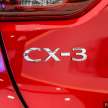 2022 Mazda CX-3 launched in Malaysia – new 2.0L and 1.5L Core variants; now CBU Thailand; from RM108k