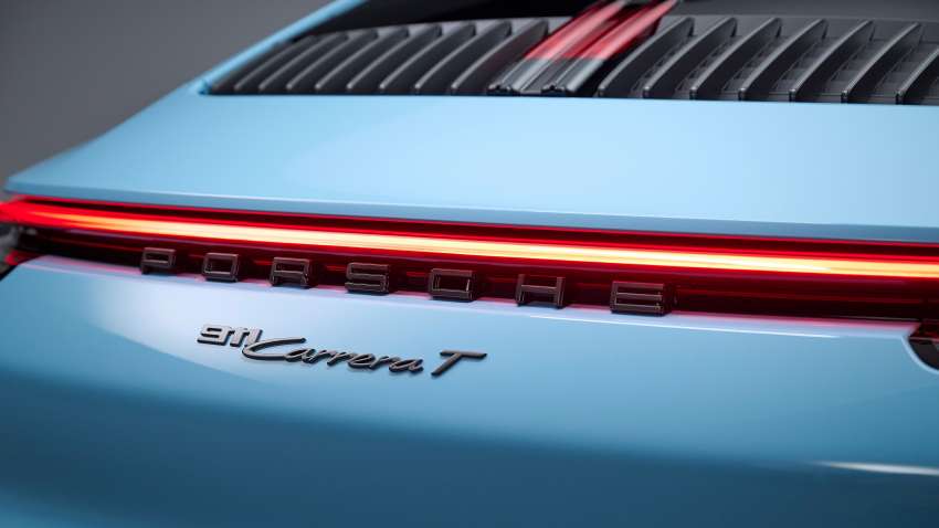 992 Porsche 911 Carrera T debuts – 35 kg lighter than base Carrera; 385 PS; 7-speed manual or 8-speed PDK 1531526