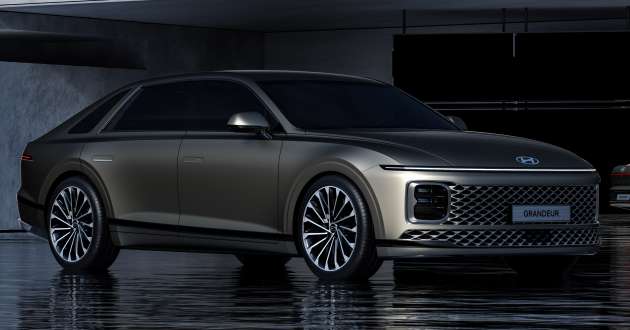 2023 Hyundai Grandeur – 7th-gen flagship sedan gets Staria-like face, retro-inspired design, 4 engine options