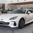 Subaru BRZ 2022 di Malaysia – gambar sebenar model generasi kedua di negara kita, 2.4L NA, kuasa 237 PS