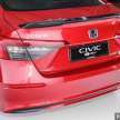 2022 Honda Civic e:HEV in Malaysia walk-around – 184 PS/315 Nm, 0-100km/h 7.9 secs, 4.0L/100 km, RM166.5k