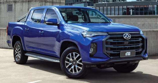 Maxus eT60 dilancar di Australia – trak pikap elektrik dengan jarak gerak 330 km, bakal tiba di Malaysia?