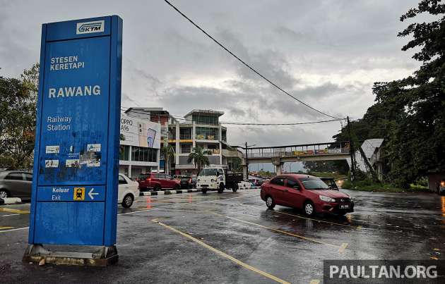 KTM Rawang station car park will be closed from Nov 8 – 4-storey Park & Ride to be built, ready Nov 2025