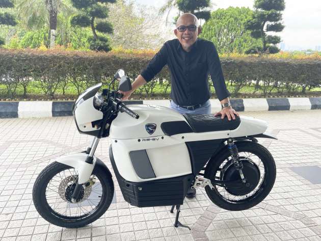 Prototaip cafe racer RE-EV oleh MIMOS, Modenas dan UniMAP — motosikal hibrid pertama Malaysia?