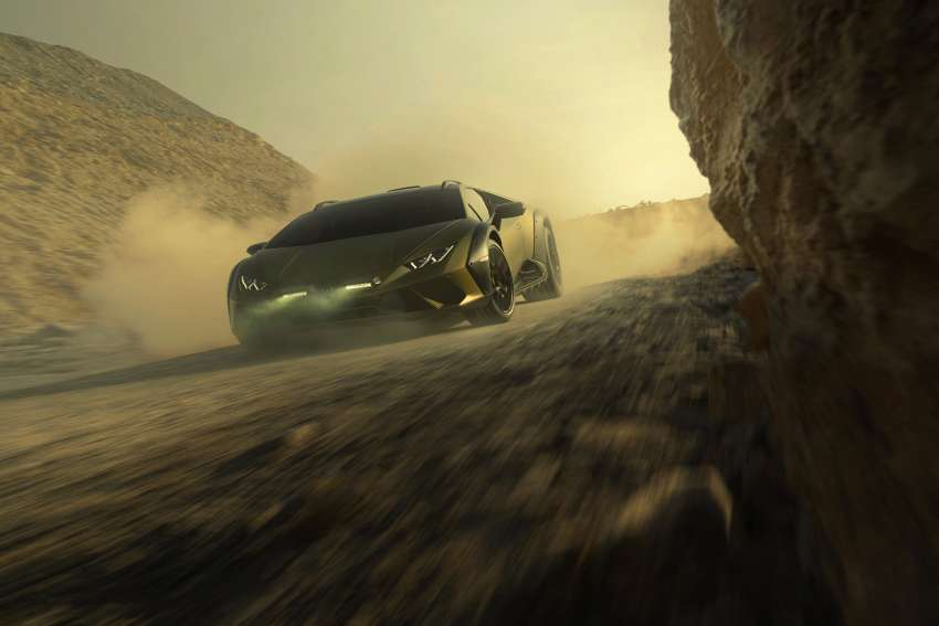 Lamborghini Huracán Sterrato – mid-engined supercar turned off-roader; 610 PS; 1,499 units; from RM1.21 mil 1550786