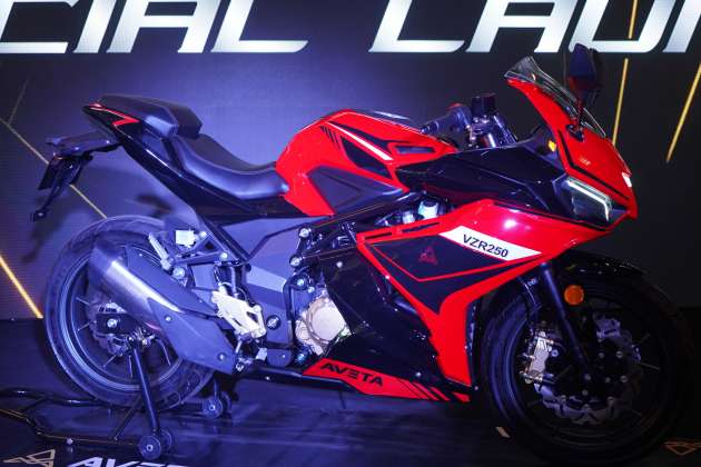 2023 Aveta VZR250 sportsbike now in Malaysia, RM15k