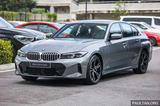 BMW 3 Series 2023 G20 facelift kini di Malaysia — tiga varian M Sport bagi 320i, 330i, 330e; dari RM264k
