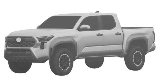 2025 Toyota Tacoma seen in patent images – design, technology to show on next-gen Hilux pick-up truck?