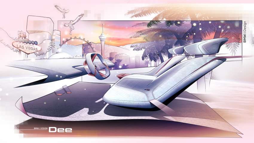 BMW i Vision Dee debuts at CES – colour-changing EV concept with massive HUD; previews the Neue Klasse 1563805