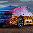 Volkswagen ID.7 debuts with trippy camo at CES – EV sedan with 700 km of range; launch in Q2 this year