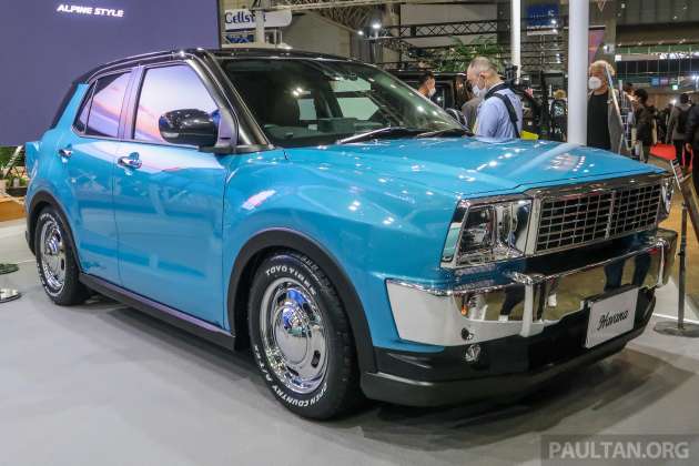Alpine Style Havana at Tokyo Auto Salon – Perodua Ativa with 80s Americana retro styling; from RM134k