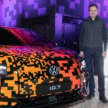 Volkswagen ID.7 debuts with trippy camo at CES – EV sedan with 700 km of range; launch in Q2 this year