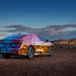 Volkswagen ID.7 debuts with trippy camo at CES – EV sedan with 700 km of range; launch in Q2 this year