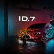 Volkswagen ID.7 debuts with trippy camo at CES – EV sedan with 700 km of range; launch in Q2 this year