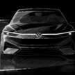 Volkswagen ID.7 debuts with trippy camo at CES – EV sedan with 700 km of range; launch in Q2 this year
