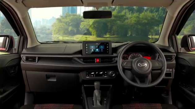 2023 Daihatsu Ayla in Indonesia – same lights and bumpers as Perodua Axia, but with 1.2 litre engine