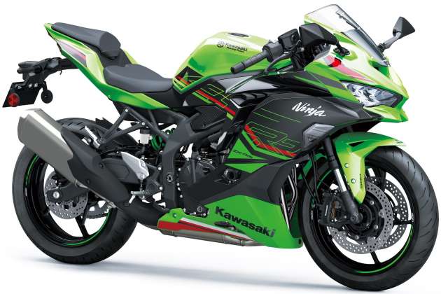 2023 Kawasaki ZX-4R shown, SE and RR versions
