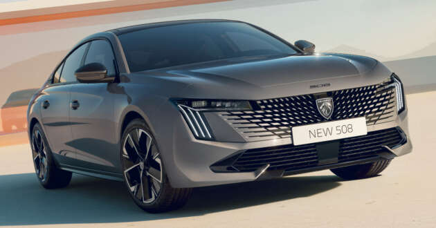 2023 Peugeot 508 facelift debuts – restyled exterior and interior; new infotainment; PHEV, ICE powertrains