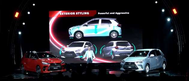 2023 Toyota Agya in Indonesia – Perodua Axia twin gets new 1.2L engine with CVT, MT; GR Sport, CarPlay!