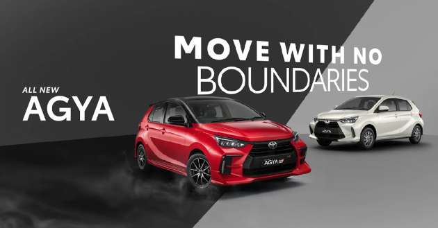 2023 Toyota Agya in Indonesia – Perodua Axia twin gets new 1.2L engine with CVT, MT; GR Sport, CarPlay!