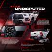 2023 Toyota Hilux GR Sport in Malaysia – monotube dampers, sportier bodykit; same 204 PS 2.8L