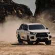 2023 Toyota Hilux GR Sport in Malaysia – monotube dampers, sportier bodykit; same 204 PS 2.8L