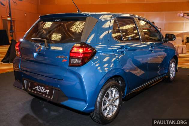 Perodua Axia D74A 2023 dilancarkan — 1.0L CVT, saiz lebih besar, empat varian G/X/SE/AV, dari RM38,600