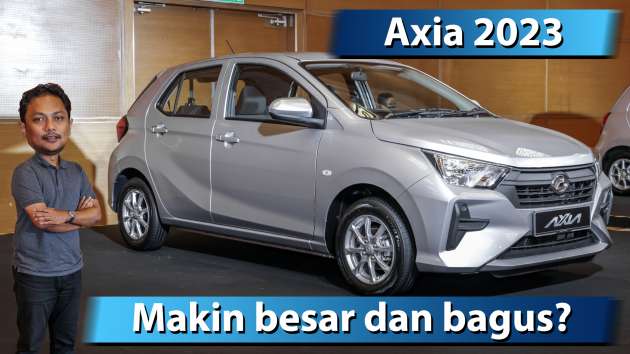 VIDEO: Perodua Axia D74A 2023 — RM38.6k-RM49.5k