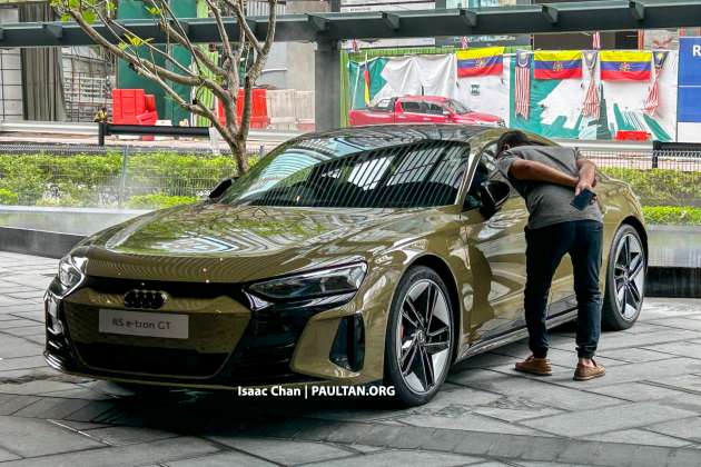 2023 Audi RS e-tron GT seen undisguised in Malaysia before Q2 launch – 598 PS, 830 Nm, 487 km EV range