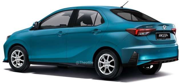 All-new Perodua Bezza sedan based on 2023 Axia