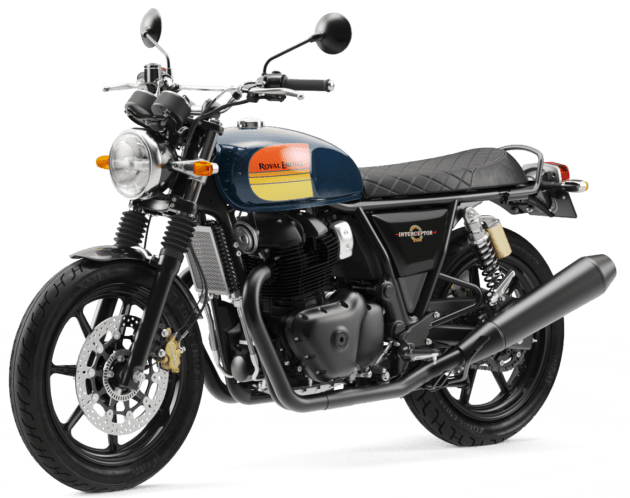 2023 Royal Enfield Interceptor and Continental updated – blacked out engine, tubeless tyres