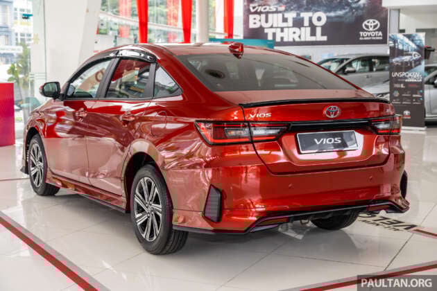 2023 Toyota Vios 1.5E – full gallery of base variant; RM89,600 with AEB, wireless Android Auto, aerokit
