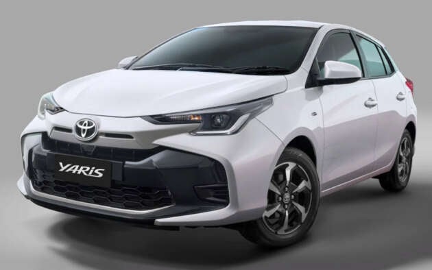 Toyota Yaris facelift 2023 dilancar di Thailand – muka lebih agresif, masih 1.2L NA dan CVT, bermula RM72k