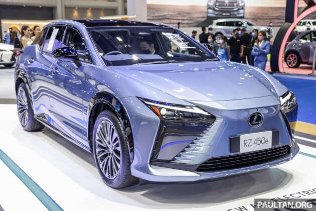 Bangkok 2023: Lexus RZ 450e launched – 312 PS, 71.4 kWh battery, 470 km EV range; 2 variants; fr RM502k