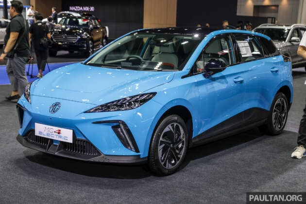 Bangkok 2023: MG 4 Electric, a funky EV hatchback priced below 1m baht – 425 km range, from RM111k