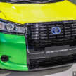 Bangkok 2023: Toyota Thai Taxi – liquefied petroleum gas hybrid concept based on JPN Taxi with local livery