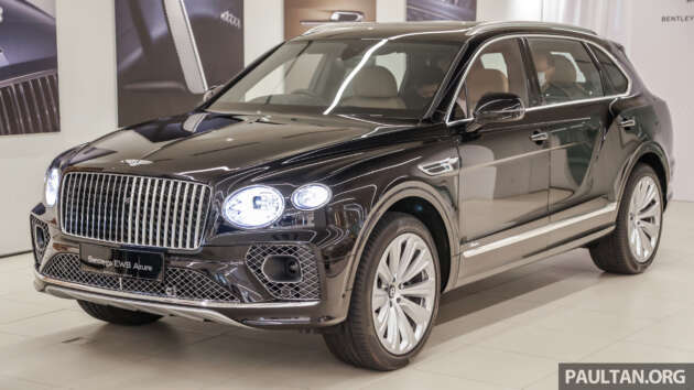 Bentley Bentayga EWB Azure in Malaysia – 180 mm longer, Airline Seat Specification; fr RM1.1m before tax