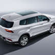 2023 Proton X90 – first official pics of the 6/7-seater SUV; 190 PS mild hybrid; 4 variants; previews in April