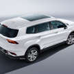 2023 Proton X90 – first official pics of the 6/7-seater SUV; 190 PS mild hybrid; 4 variants; previews in April