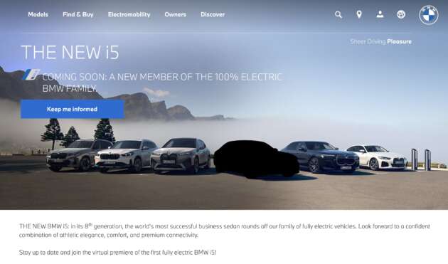 BMW i5 G60E – ROI already open with BMW Malaysia