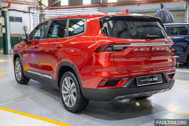 2023 Proton X90 spec-by-spec comparison – Standard, Executive, Premium and Flagship, RM124k to RM153k