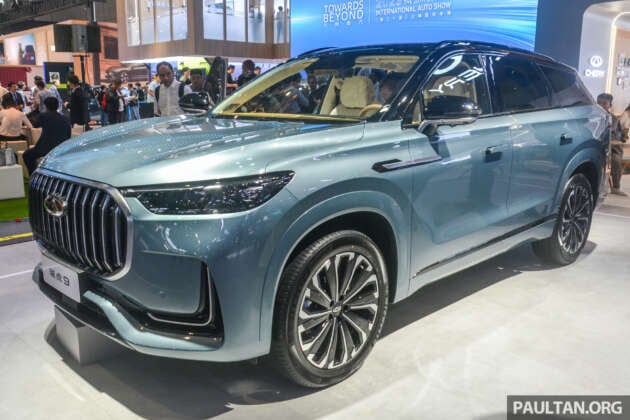 Chery Tiggo 9 makes public debut at Auto Shanghai 2023 – large flagship SUV with 2.0T, 8AT, 5 or 7 seats