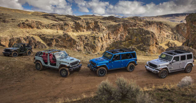 2024 Jeep Wrangler – improved off-roading capability, plus side curtain airbags, forward collision warning